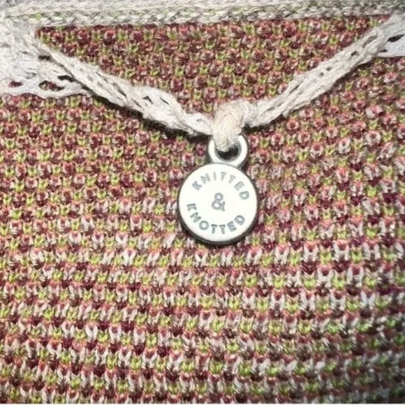 Knitted & Knotted Swing Petal Sweater Dress, Large - Picture 8 of 8